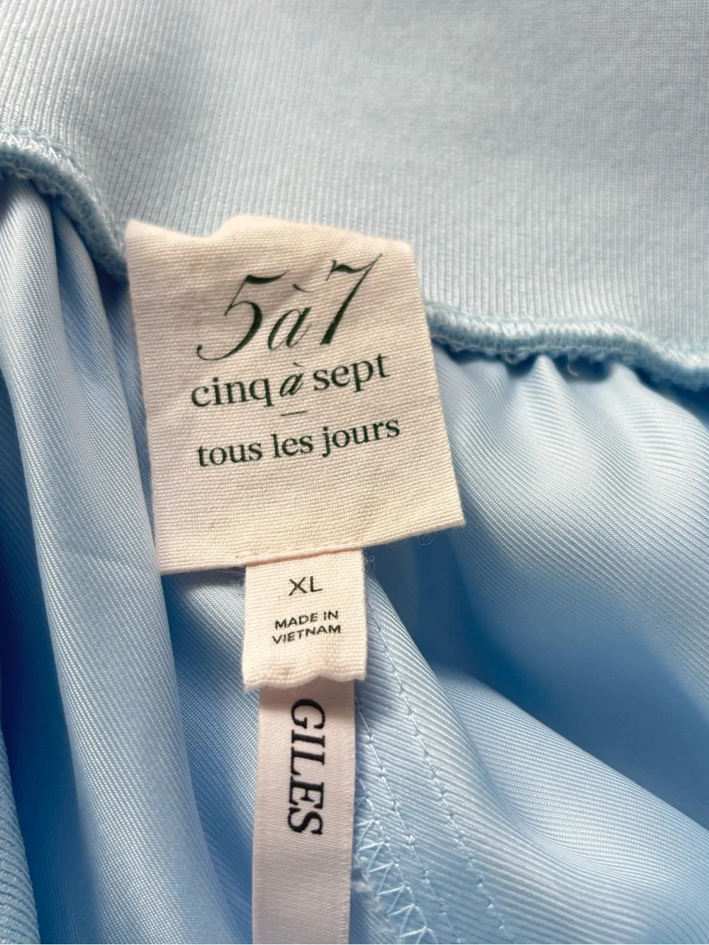 Cinq À Sept Elastic Waist Pull On Cargo Jorgers Size: XL